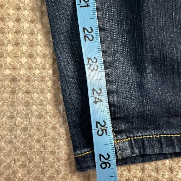 Torrid Blue Skinny Jeans with Contrast Stitching 14 GUC - Picture 2 of 11